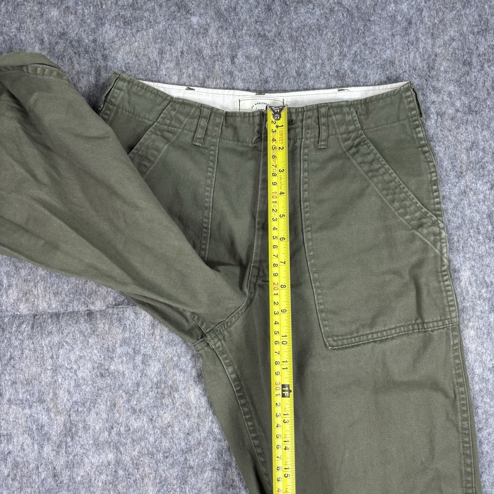 Ungrid Pants Women's‎ 28 x 26 OG 107 Reproduction Green Japan Straight Cotton - Picture 8 of 16